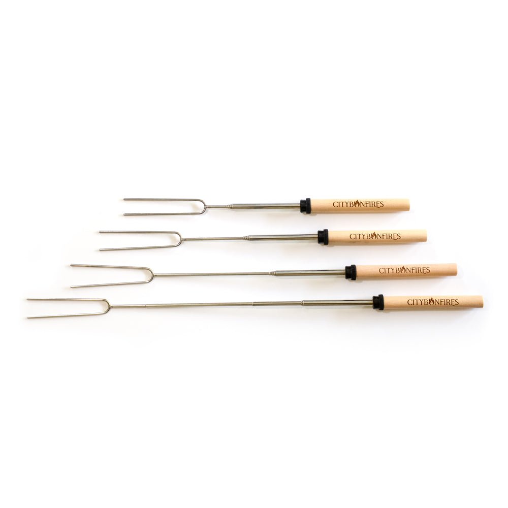 City Bonfires Telescoping S’mores Sticks – 4 Pack