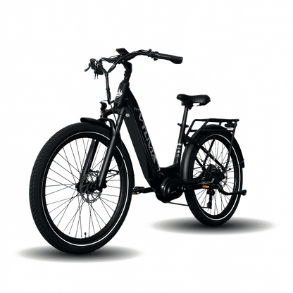 VTUVIA CMB 8-Speed 500W Mid-Drive Step-Through Electric Commuter Bike