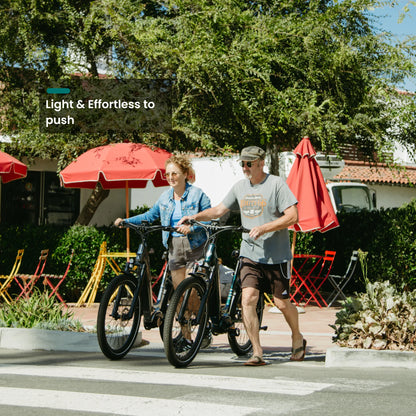 VTUVIA CMB 8-Speed 500W Mid-Drive Step-Through Electric Commuter Bike