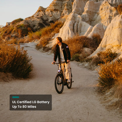 VTUVIA CMB 8-Speed 500W Mid-Drive Step-Through Electric Commuter Bike