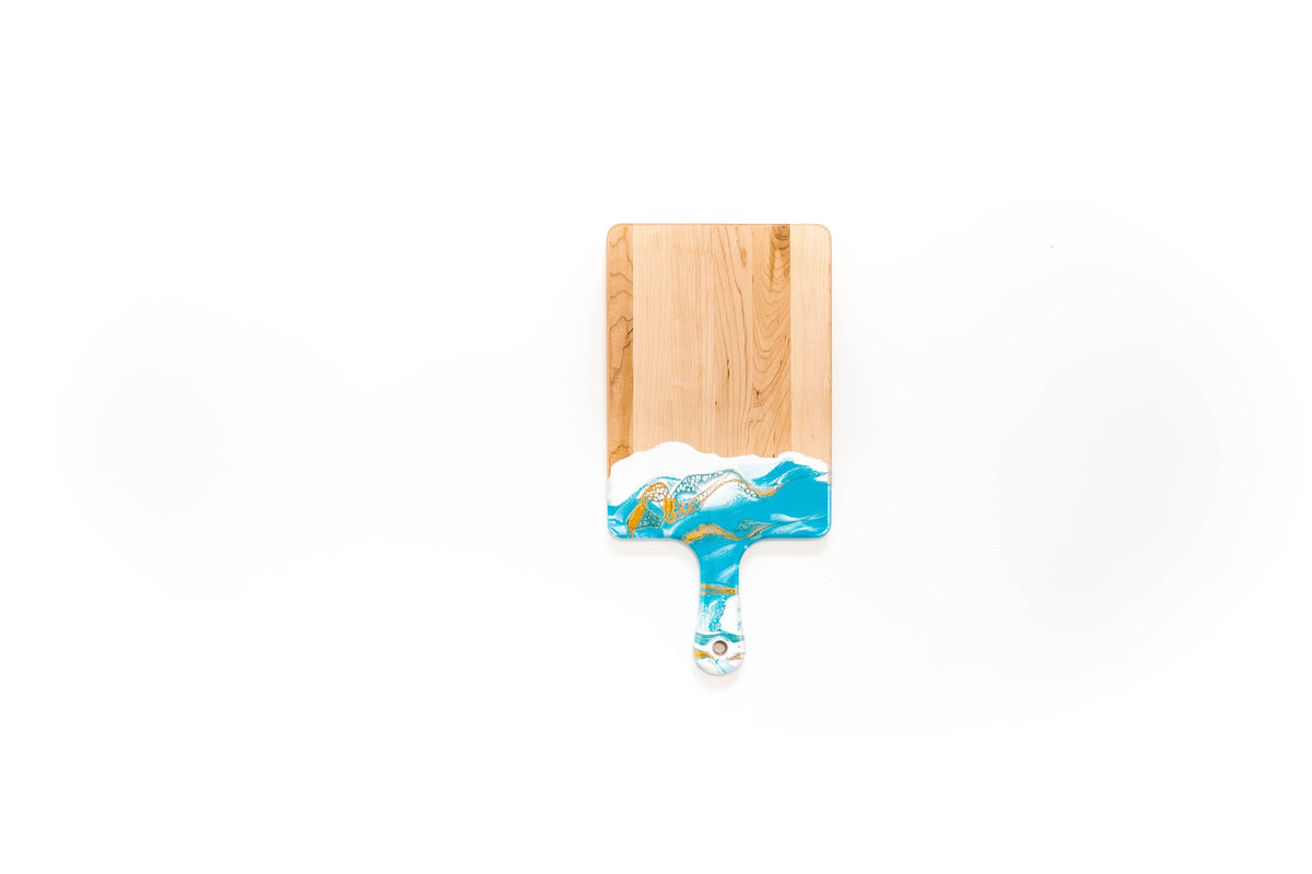 Maple Wood & Resin Charcuterie & Serving Board