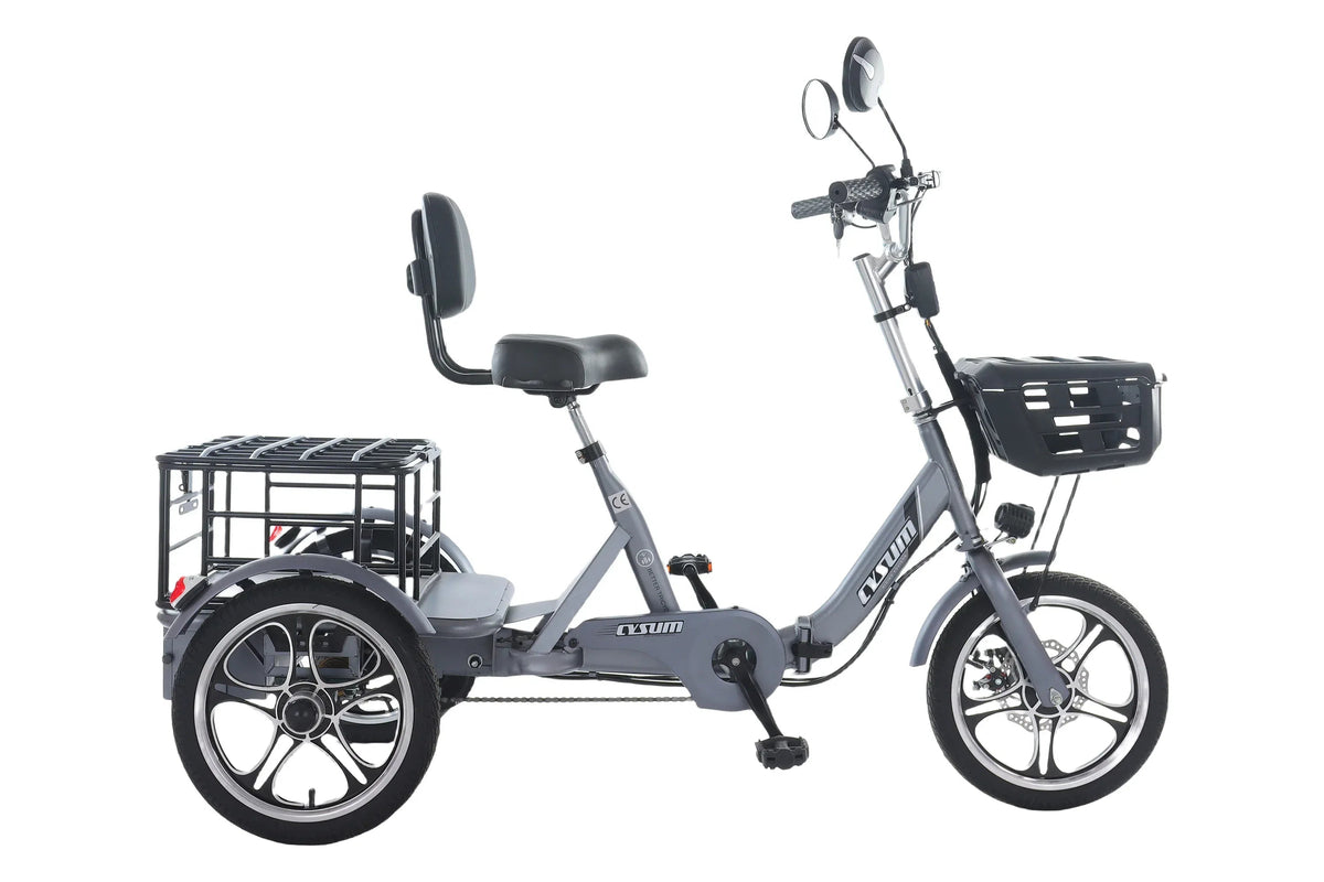 Snagva Foldable 400W Electric Cargo Tricycle
