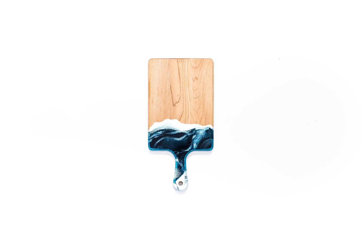Maple Wood & Resin Charcuterie & Serving Board