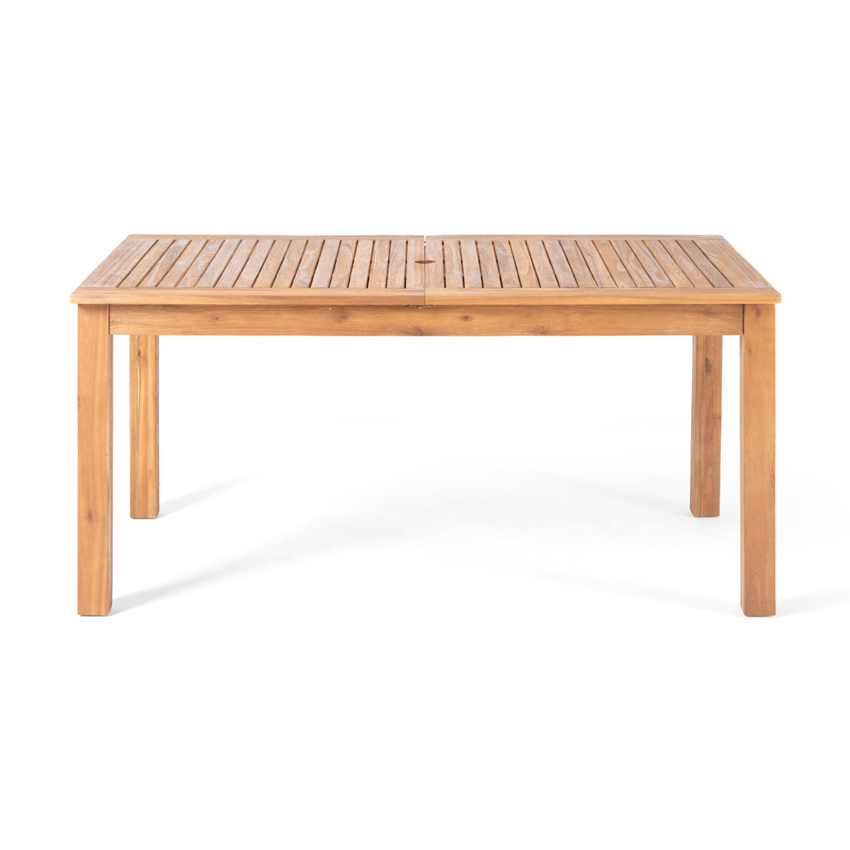 7-Piece Expandable Acacia Wood & Rope Outdoor Dining Set – Seats 6