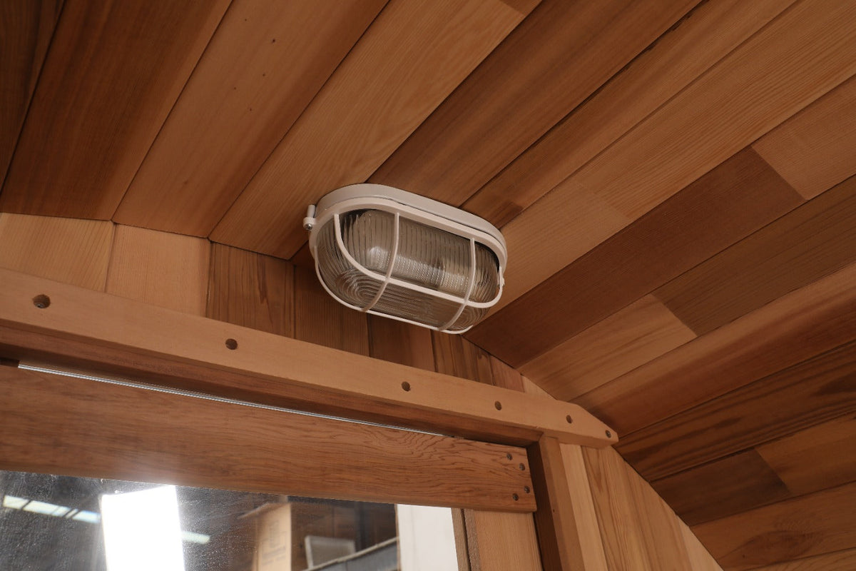 Blisspod Prague Canadian Red Cedar Outdoor Barrel Sauna