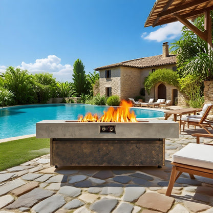 Adjustable-Height Tabletop Propane Fire Pits - 50,000 BTU