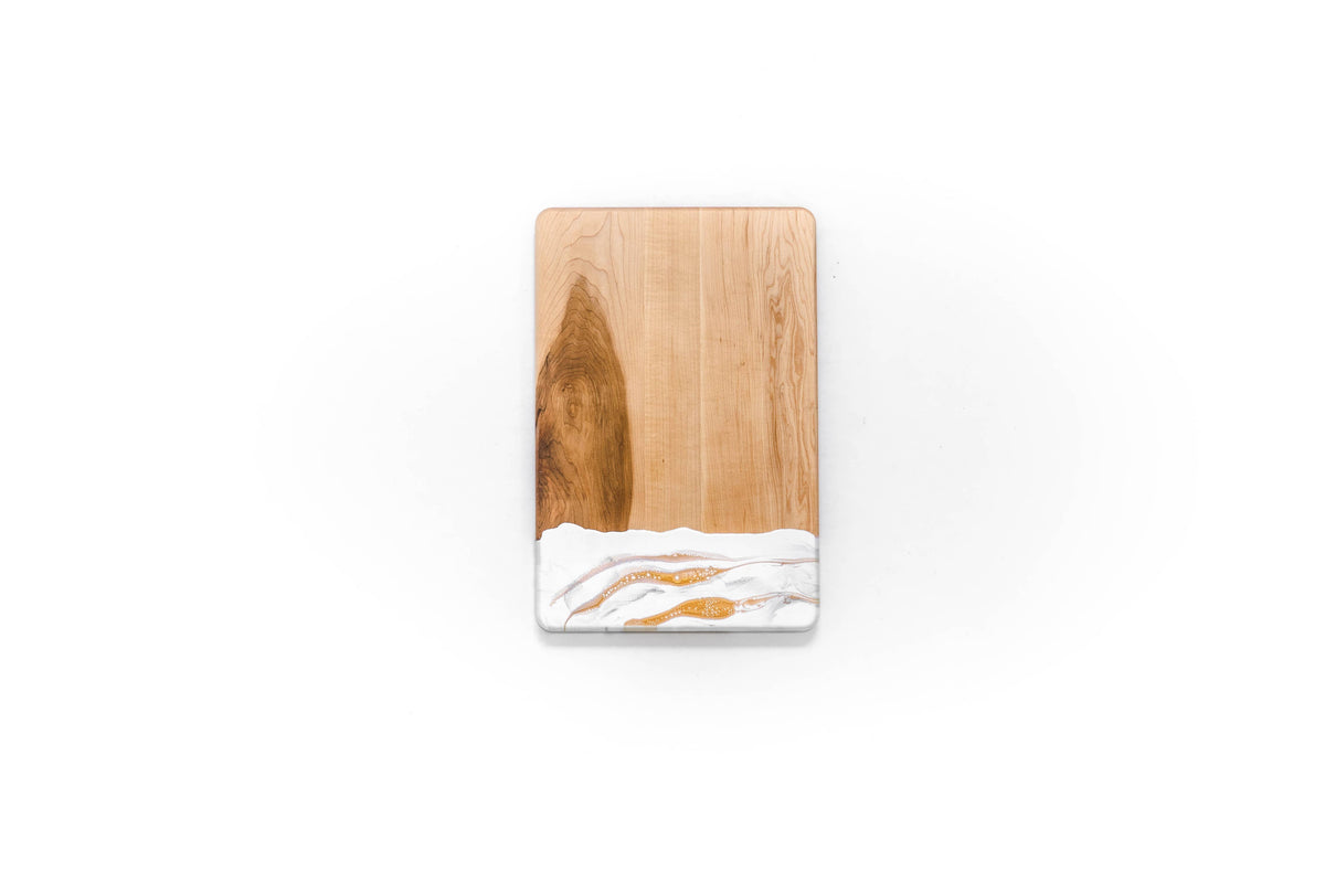 Maple Wood & Resin Charcuterie & Serving Board
