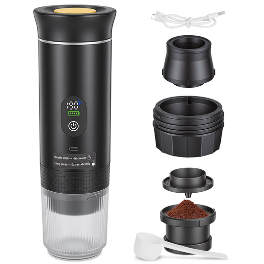 20 Bar Cordless Self-Heating Portable Battery-Powered Espresso Maker - Lavista Moderna