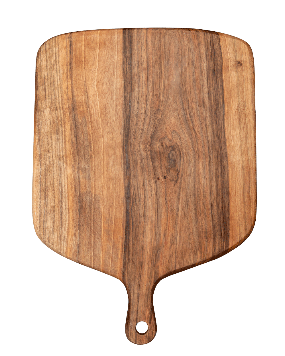 Une Vie Nomade Handmade Charcuterie Walnut Handled Serving Board