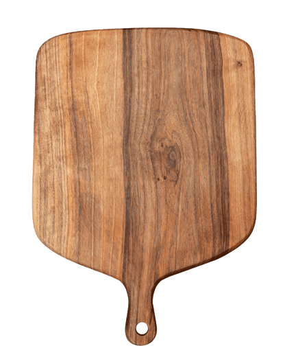 Une Vie Nomade Handmade Charcuterie Walnut Handled Serving Board