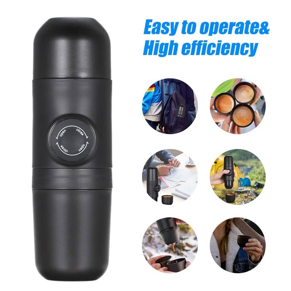 Manually Operated Portable Espresso Coffee Maker – 8 Bar