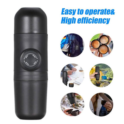 Manually Operated Portable Espresso Coffee Maker – 8 Bar