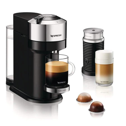 Nespresso Vertuo Next Coffee & Espresso Maker with Aeroccino3 Milk Frother – Refurbishedk Frother (Refurbished) - Lavista Moderna