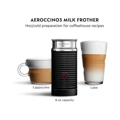 Nespresso Vertuo Next Coffee & Espresso Maker with Aeroccino3 Milk Frother – Refurbishedk Frother (Refurbished) - Lavista Moderna