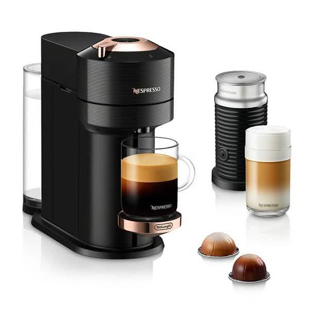 Nespresso Vertuo Next Coffee & Espresso Maker with Aeroccino3 Milk Frother – Refurbishedk Frother (Refurbished) - Lavista Moderna