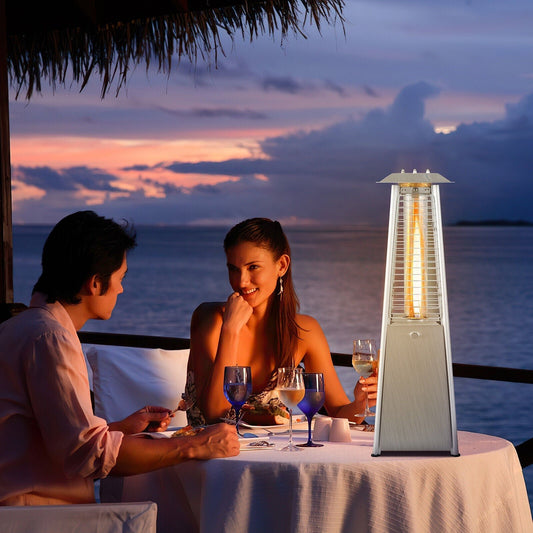 DirectDeals 10,000 BTU Stainless Steel Portable Tabletop Patio Heater - Lavista Moderna