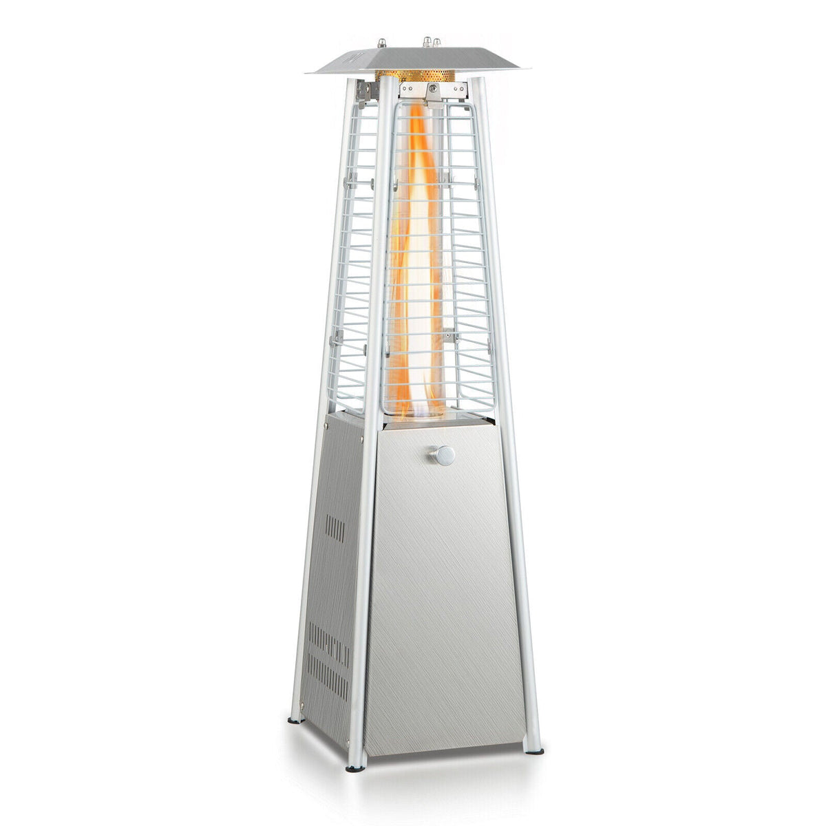 DirectDeals 10,000 BTU Stainless Steel Portable Tabletop Patio Heater