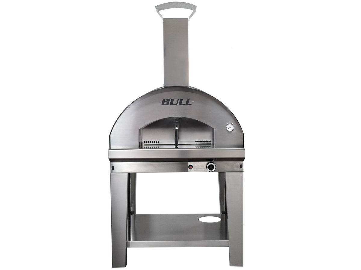 Bull Gas-Fired Freestanding Italian Pizza Oven on Cart – 36,000 BTU