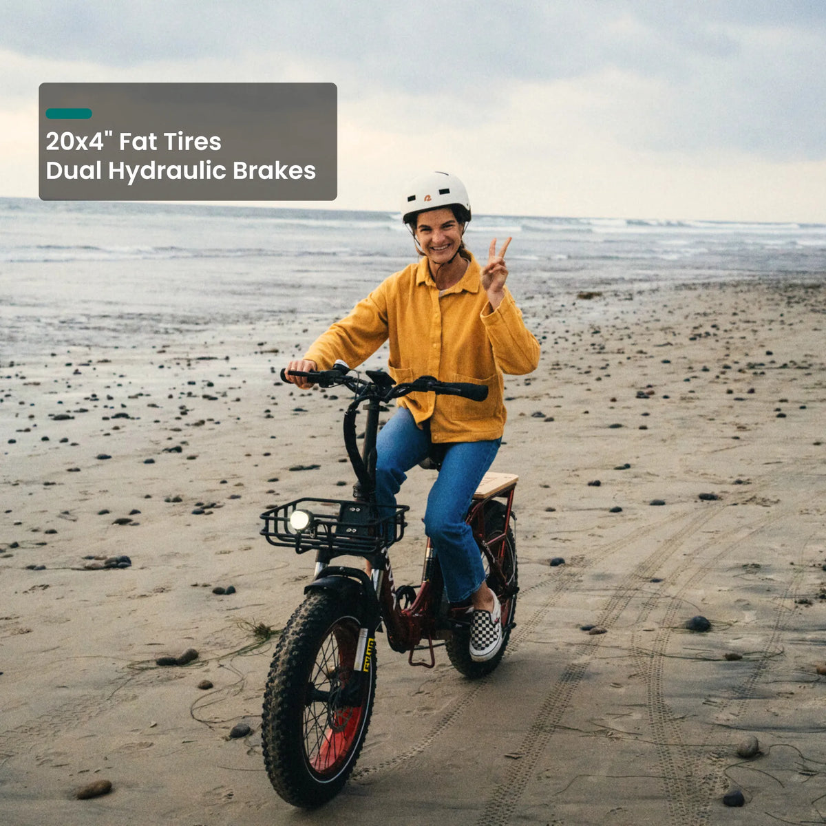 VTUVIA SF20H Foldable Fat Tire Electric Bike