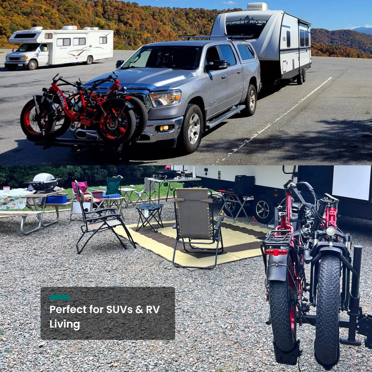 VTUVIA SF20H Foldable Fat Tire Electric Bike