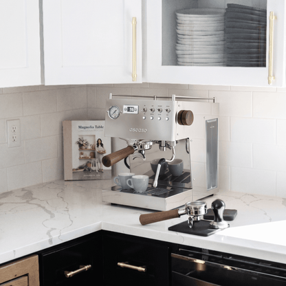 Ascaso Steel DUO PID Espresso Machine – Dual Thermoblock, Programmable, 120V (Inox)
