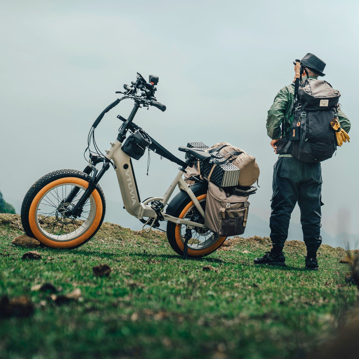 VTUVIA SX20 750W Step-Through Folding Electric Bike