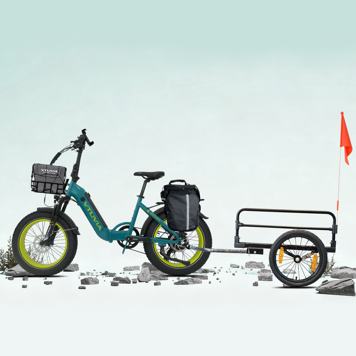 VTUVIA SX20 750W Step-Through Folding Electric Bike